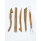 Wooden Porcelain Engraving tools Set / 5 Piece PICASSO 047